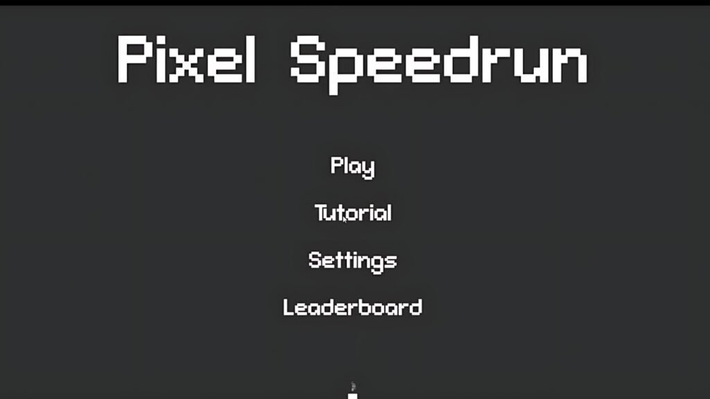 Pixel Speedrun Leaderboard